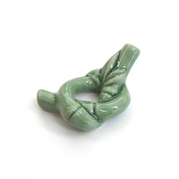 箸置き 織部竹 おしゃれ 和食器 業務用 美濃焼 24a477-46