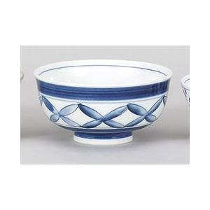 茶碗 呉須巻七宝汁碗 強化磁器 おしゃれ 飯碗 ...の商品画像