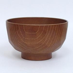 お椀 木目汁碗亀甲トチ塗 食洗器対応 業務用 24a899-19