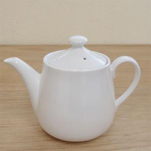 ティーポット 白 大 強化磁器 業務用食器 カフェ 食器 日本製 y12-146