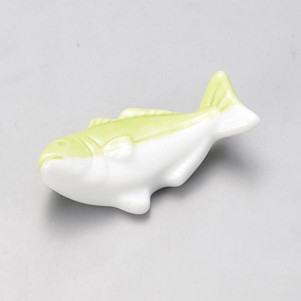 箸置き グリーン ブリ おしゃれ 和食器 業務用 美濃焼 22d45252-459