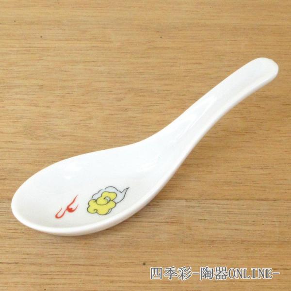 レンゲ 三色雷紋 中華食器 業務用 美濃焼 22d75024-039