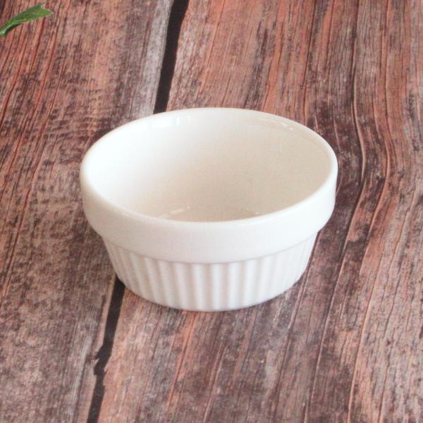 ココット皿 スフレカップ 7.5cm スタック 白 パサージ おしゃれ 業務用 洋食器 美濃焼 k1...