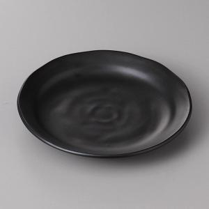 皿 中皿 浅皿 14cm 鳴門黒耀 おしゃれ 和食器 業務用 日本製 美濃焼