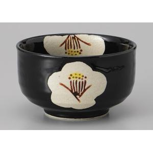 蔵珍窯（ぞうほうがま） 弥七田椿 茶碗（小）(お取り寄せ品)// 美濃焼
