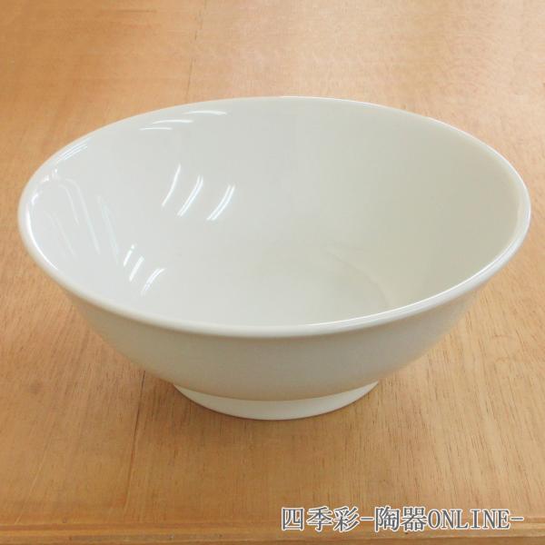 ラーメンどんぶり 丼 反高台20cm丼 白中華 おしゃれ 業務用 中華食器 美濃焼 y11-195-...