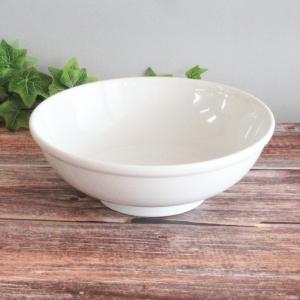 丼 ラーメン鉢 ラーメン丼 白 19cm 深ボウル ルミナ おしゃれ 食器