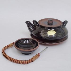 土瓶蒸し 器 セット むさしの丸型 土瓶むし 直火可 日本製 23y68211