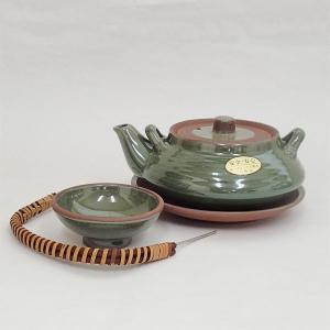 土瓶蒸し 器 セット むさしの丸型 土瓶むし 直火可 日本製 23y68211