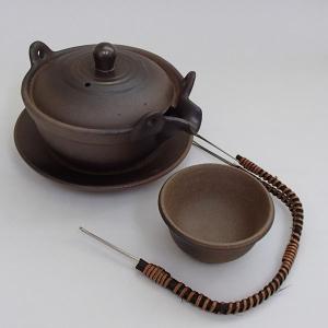 土瓶蒸し 器 セット むさしの丸型 土瓶むし 直火可 日本製 23y68211