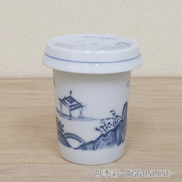 ヒレ酒カップ 山水 ふぐ ひれ酒 酒器 おしゃれ 業務用 美濃焼 26b339-12