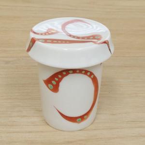 ヒレ酒カップ 竹製ハカマ付き 呉須ふぐ ひれ酒 陶器 日本酒 おしゃれ