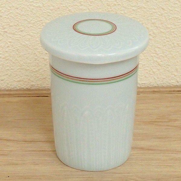 ヒレ酒カップ 青磁彫 ふぐ ひれ酒 酒器 おしゃれ 業務用 美濃焼 26b339-05
