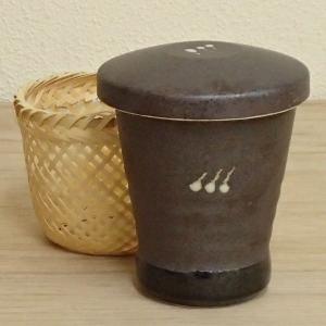 ヒレ酒カップ 陶器 ハカマ付 竹製品 波ふぐ ふぐ ひれ酒 酒器 業務用