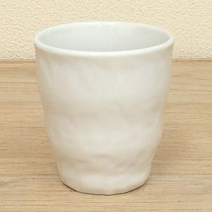 美濃焼／白志野湯呑／湯119 白志野湯呑(長ゆのみ)|食器通販