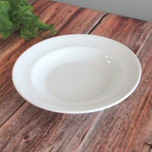 白い食器 お皿 おしゃれ プレッツァW11吋ディナー 直径28cm 大皿 リム