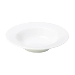 皿 スープ皿 パスタ皿 25.5cm ディープスープボウル 白 フォンテ