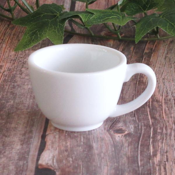 エスプレッソ カップ 白 フォンテ 小 デミタスカップ おしゃれ カフェ食器 業務用 美濃焼