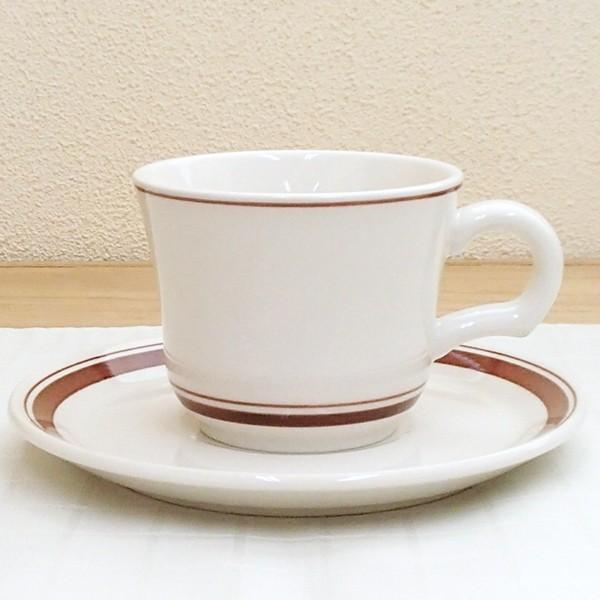 コーヒーカップソーサー ダークブラウン カントリーサイド おしゃれ 陶器 業務用 美濃焼 k1342...