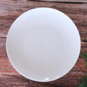 白中華 9cm丸小皿 白 陶器磁器の食器 おしゃれな業務用和食器 お皿小皿