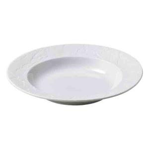 皿 パスタ皿 スープ皿 25.5cmリムスープボウル ホワイト ロシェ グラヴェール おしゃれ 業務用 美濃焼 k13700210