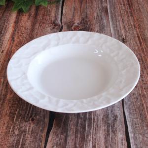 アラビア ココ ディーププレート 24cm ホワイト パスタプレート スープ
