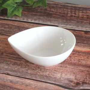 ボウル 13cm しずく型ボウル デュードロップボウル 白 フォンテ