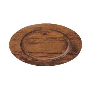 木製トレー 内寸15.5×9.5cm オーブン食器の楕円型受台 アカシア ka3400003｜shikisaionline