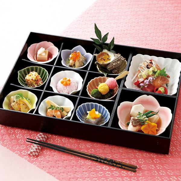 松花堂弁当箱 花セット 11仕切り箱 小鉢11個セット おしゃれ 業務用 和食器