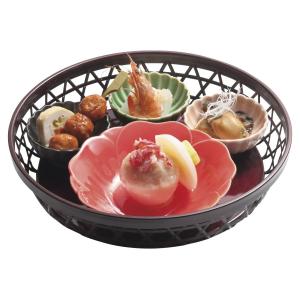 松花堂弁当箱 月 4つ仕切り箱 小鉢4個セット おしゃれ 業務用 和食器