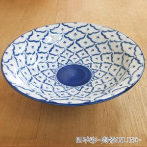 皿 中皿 7.0丸高台皿 21.5cm チェンマイ おしゃれ 中華食器 業務用 美濃焼 m50107077｜shikisaionline