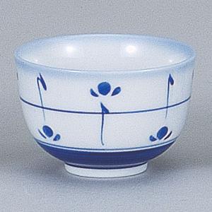 湯呑み 湯飲み 湯のみ茶碗 煎茶反湯呑 5客セット 花唐草 和食器 業務用