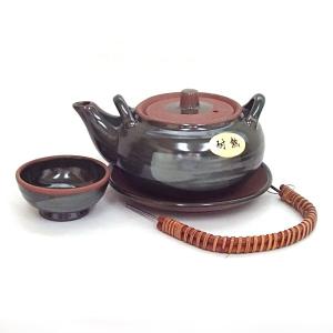 土瓶蒸し 器 セット むさしの丸型 土瓶むし 直火可 日本製 23y68211