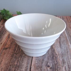 丼 ラーメン鉢 ラーメン丼 白 19cm 深ボウル ルミナ おしゃれ 食器