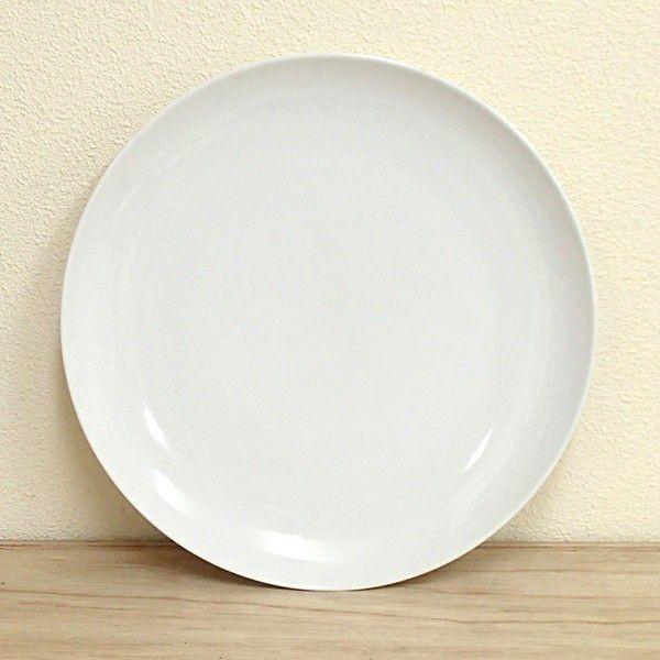メタ皿 23.8cm 白 パスタ皿 カレー皿 おしゃれ 業務用 洋食器 美濃焼 訳あり アウトレット