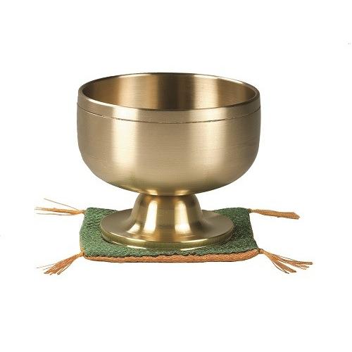 高台リン 遊亀(ゆうき) 磨き 2.0寸 仏壇 仏具 リン リンセット 鈴 家具調 モダン シンプル