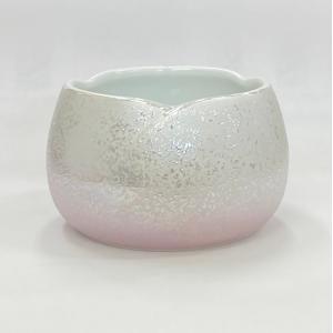 九谷焼 単品販売 ほのか銀彩前香炉（中）九谷焼高級陶器製仏具（仏具