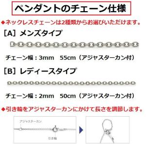 ・チタン製 遺骨ペンダント【クオーレ プレーン】の詳細画像4