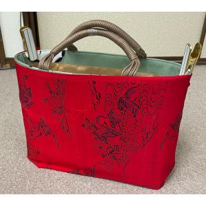 正絹素材のオシャレな和装バッグ（着物バッグ） : 悉皆屋おばさんの店