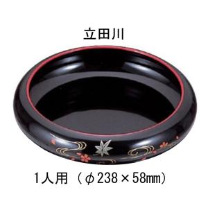 寿司桶 DX特上蓋付 漆刻塗 1人用 業務用 日本製 手巻き寿司 海鮮盛合せ