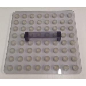 V押突起 鎮圧板 空中ポットレストレー 128穴 専用 穴押器 1/2サイズ 阪