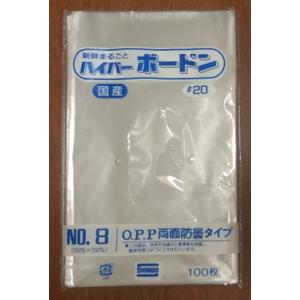 信和 ハイパーボードン #25 No.8 8号 4穴 無地 1ケース10000枚入 OPP