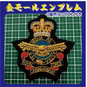 モールエンブレム ゴールド 金 ワッペン ブレザー 上衣 ジャケット