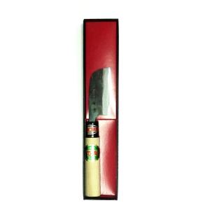 土佐刃物 栗包丁 黒打 両刃 青鋼入 75mm...の詳細画像2