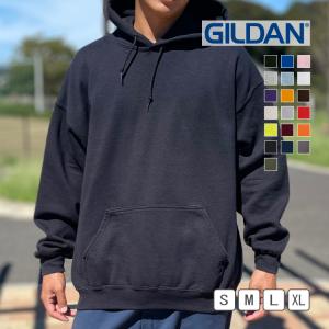 GILDAN（ギルダン） パーカー メンズ 大きい 大きめ 無地 厚手 黒