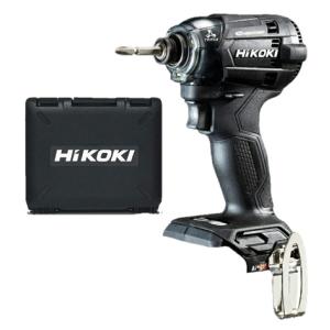 数量限定 HiKOKI(ハイコーキ) WH18DC(本体のみ)18Vコードレスインパクトドライバー 黒+ケース(充電器・バッテリー別売)◆