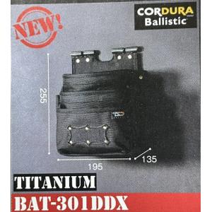 KNICKS ニックス チェーンタイプ3段腰袋2×4工法用釘袋 コーデュラ バリ