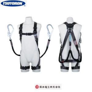 ツヨロン 藤井電工 TH-504-2NV93SV-OT-DG-M-2R23-BX 黒影ハーネス ツインノビロン 新規格対応 墜落制止用器具 Mサイズ◆