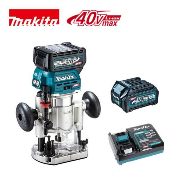 マキタ(makita) RT002GRDX 充電式トリマ(プランジベース仕様) 40Vmax 2.5...