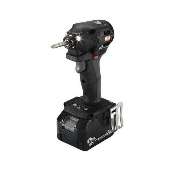 マックス PJ-ID153K-B2C/1850A 充電式インパクトドライバ(黒) 18V(5.0Ah...
